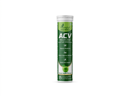 Younglyf ACV Effervescent Tablets (15 Count) – Green Apple