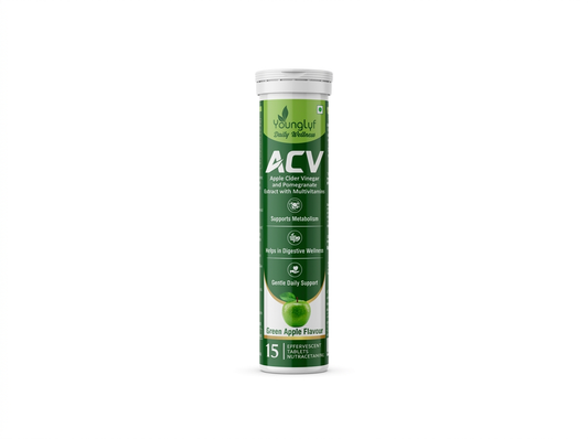 Younglyf ACV Effervescent Tablets (15 Count) – Green Apple