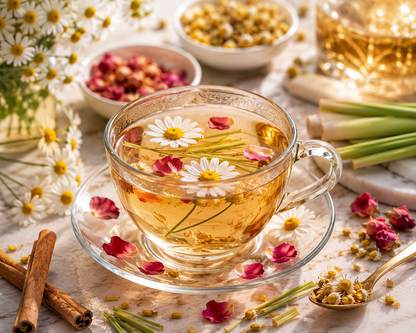 Younglyf Relax Tea Chamomile Herbal Tea Bags | Pure Chamomile Flower Tea | Naturally Caffeine-Free Herbal Infusion 12 Tea Bags