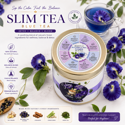 Younglyf Herbal Blue Tea | 100% Caffeine-Free Butterfly Pea