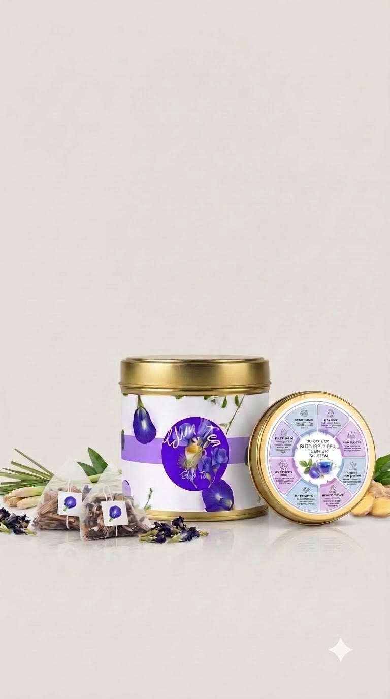 Younglyf Herbal Blue Tea | 100% Caffeine-Free Butterfly Pea