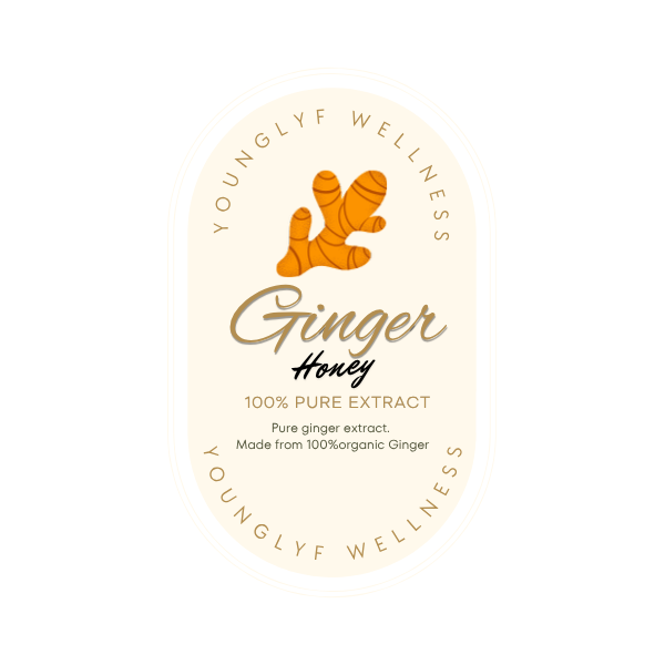 Younglyf Ginger Infused Honey - 300ml | Natural Immunity Booster